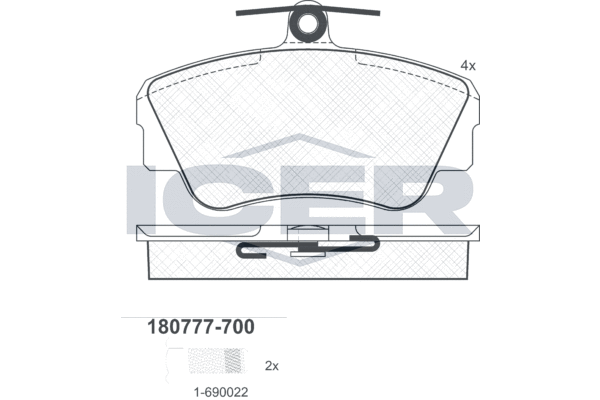 Тор Кол Диск ICER  VOLVO|---> TRW  GDB812