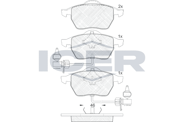 Тор Кол Диск Пер ICER* VW Passat 96-\Audi A4/A6  |--->TRW  GDB1049