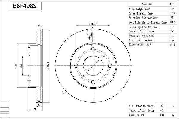 B6F498S