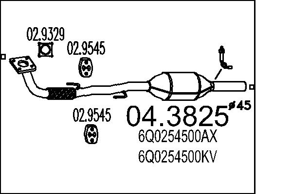 6Q0254502DX