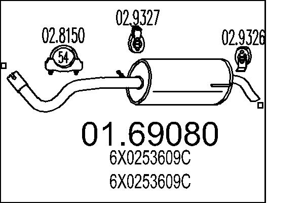 6X0 253 609 C