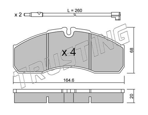 594.3W