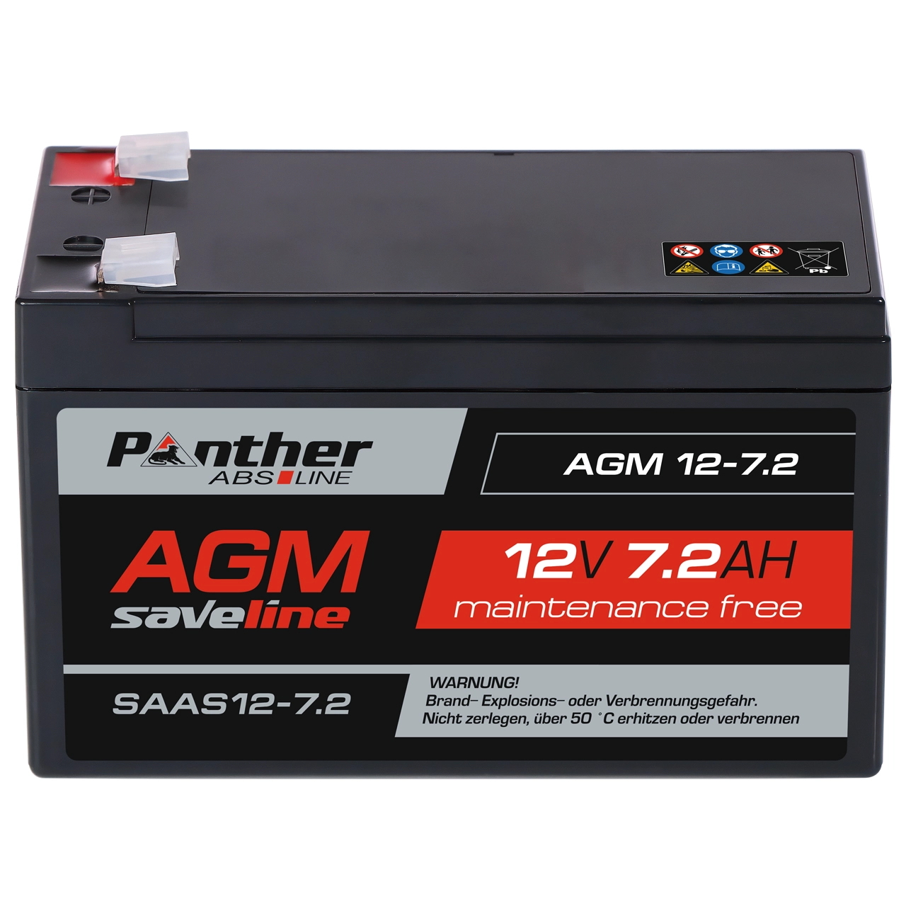 PANTHER-BATTERIEN SAAS12-7.2