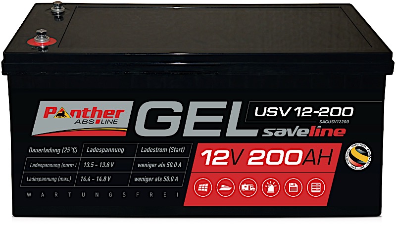 PANTHER-BATTERIEN SAGUSV12-200
