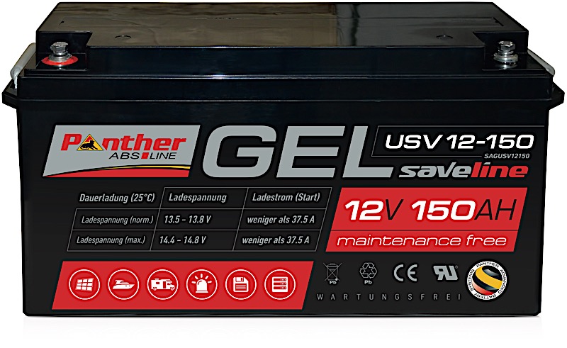 PANTHER-BATTERIEN SAGUSV12-150