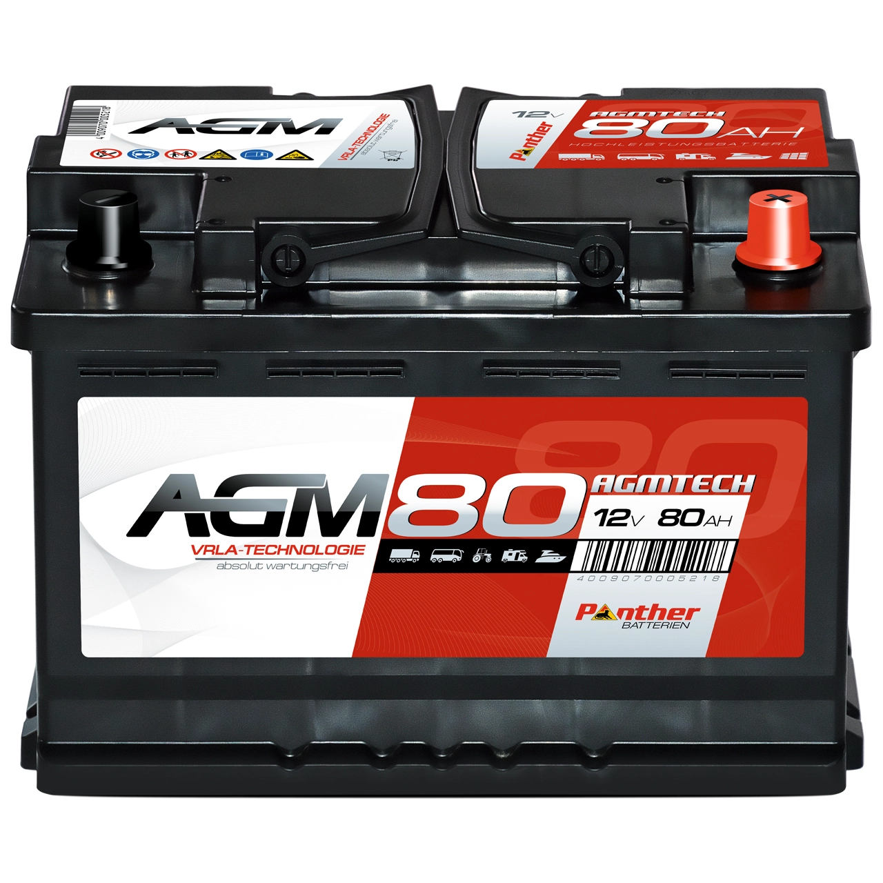 PANTHER-BATTERIEN SB.AGM80n