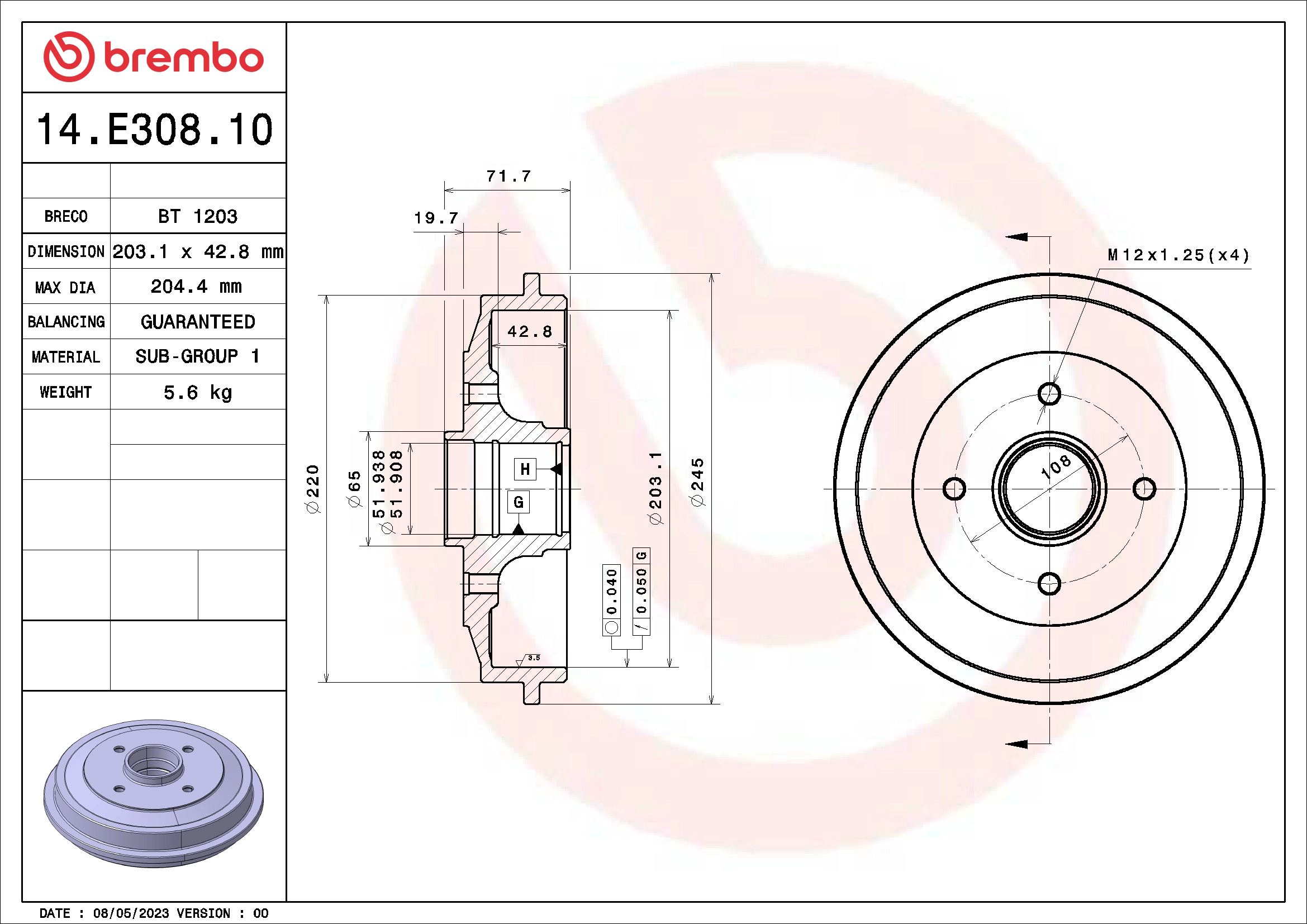 BT 1203