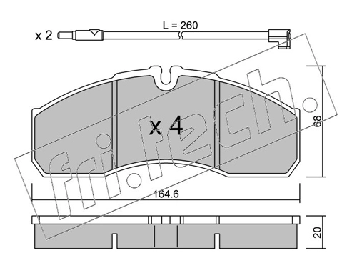 594.3W
