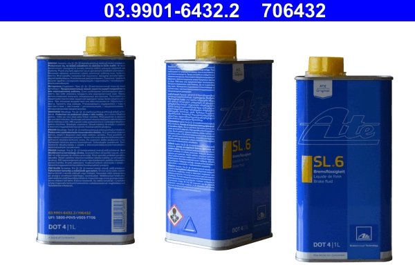 Тормозная Жидкость * ATE SL.6  |---> DOT-4 1л ATE DOT4 SL-6/SL6