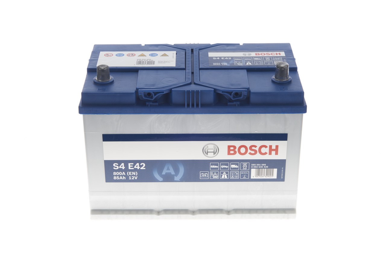 Аккумулятор BOSCH 85AH 800A(JIS) -||+ (306x173x225) 0092S4E420 / S4 028 EFB(AGM-)