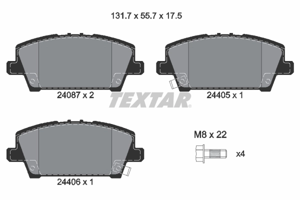 Тор Кол Диск Пер   TEXTAR    Honda Civic 05-  |--->WVA24087 TRW  GDB3407   asva akd-8032