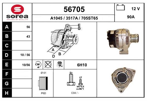 56705