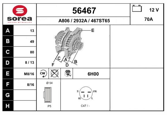 56467