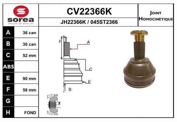 CV22366K