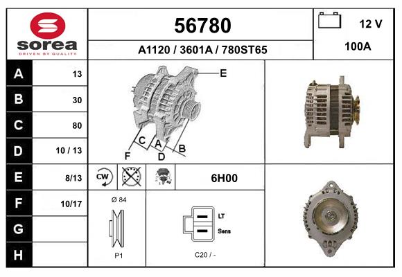 56780