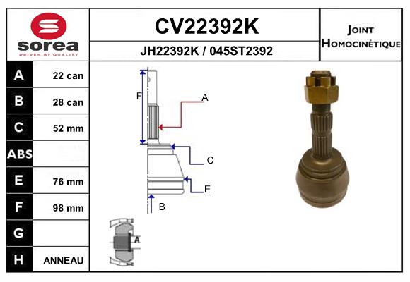 CV22392K