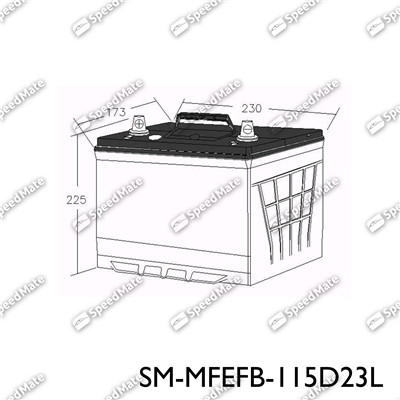 SpeedMate SM-MFEFB-115D23L