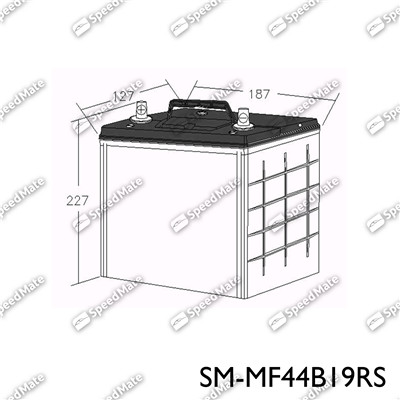 SpeedMate SM-MF44B19RS