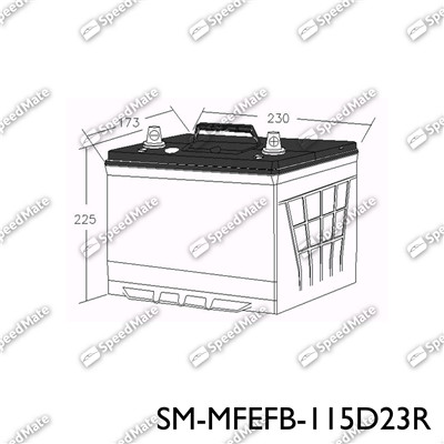 SpeedMate SM-MFEFB-115D23R