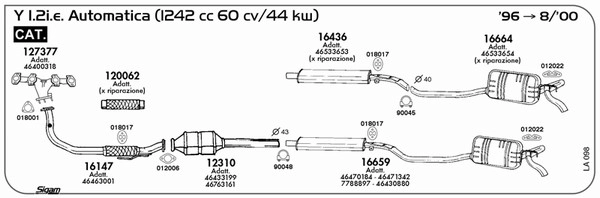 LA098 Лампа габорита T8,5, buc