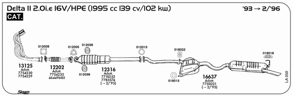LA050 Лампа c цоколем 1конт.12V/21W, buc