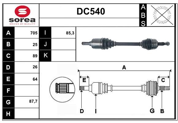 DC540
