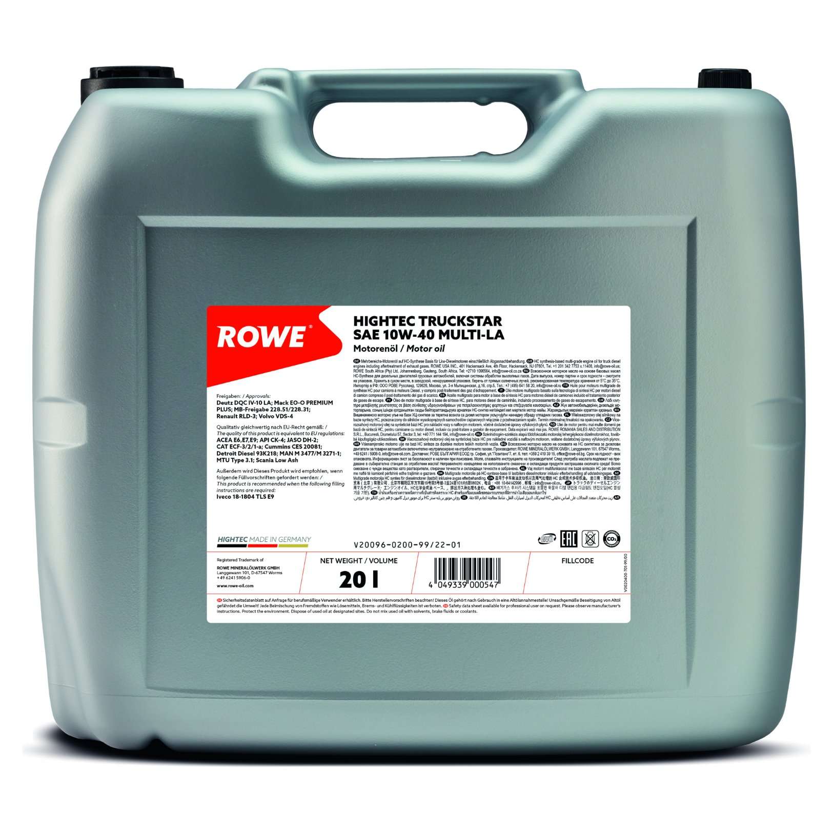 ROWE 20096-0200-99