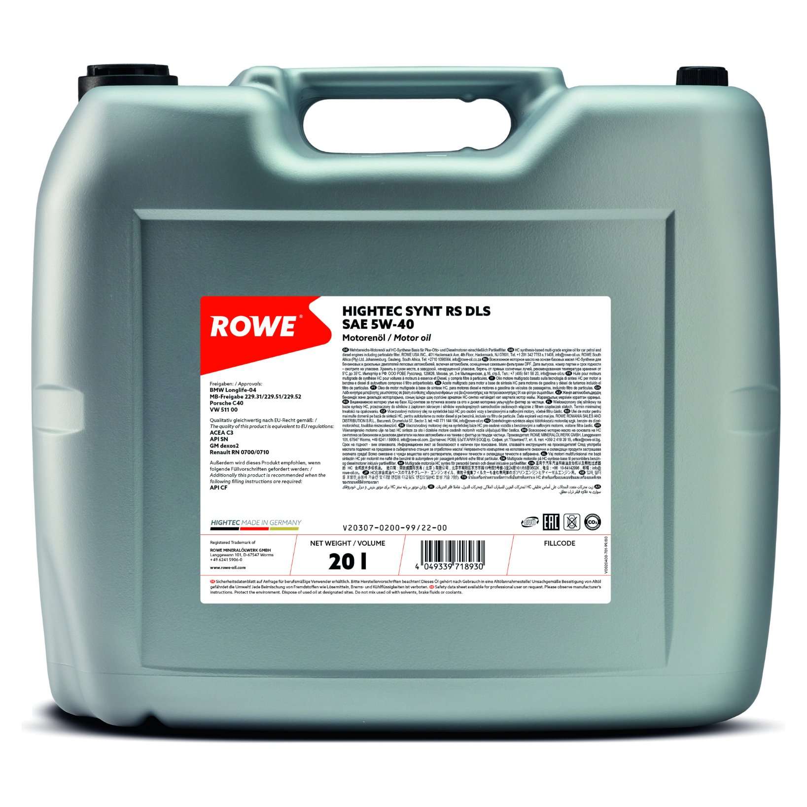 ROWE 20307-0200-99