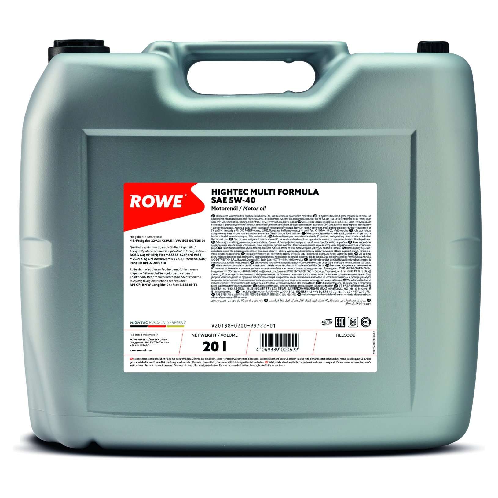 ROWE 20138-0200-99