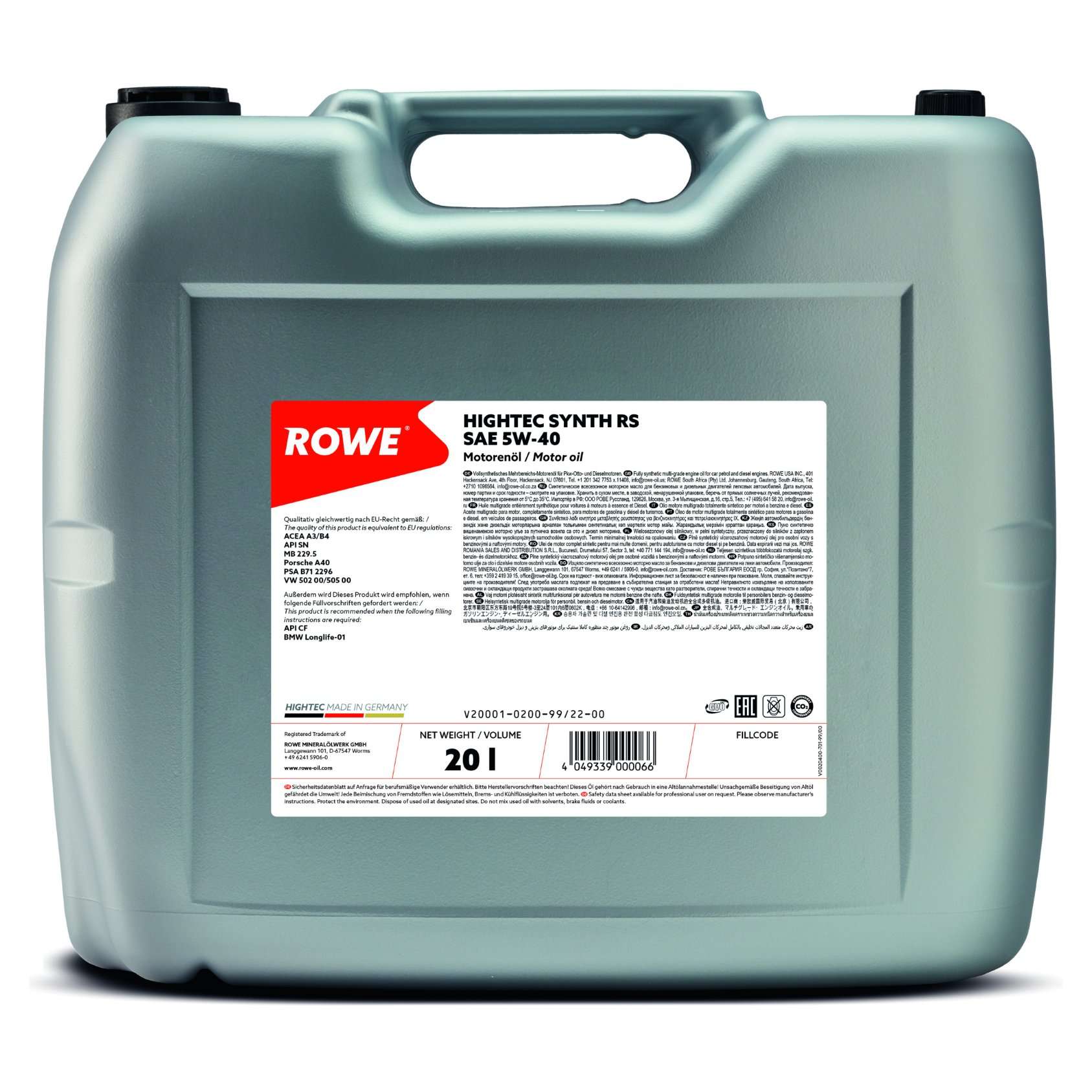 ROWE 20001-0200-99