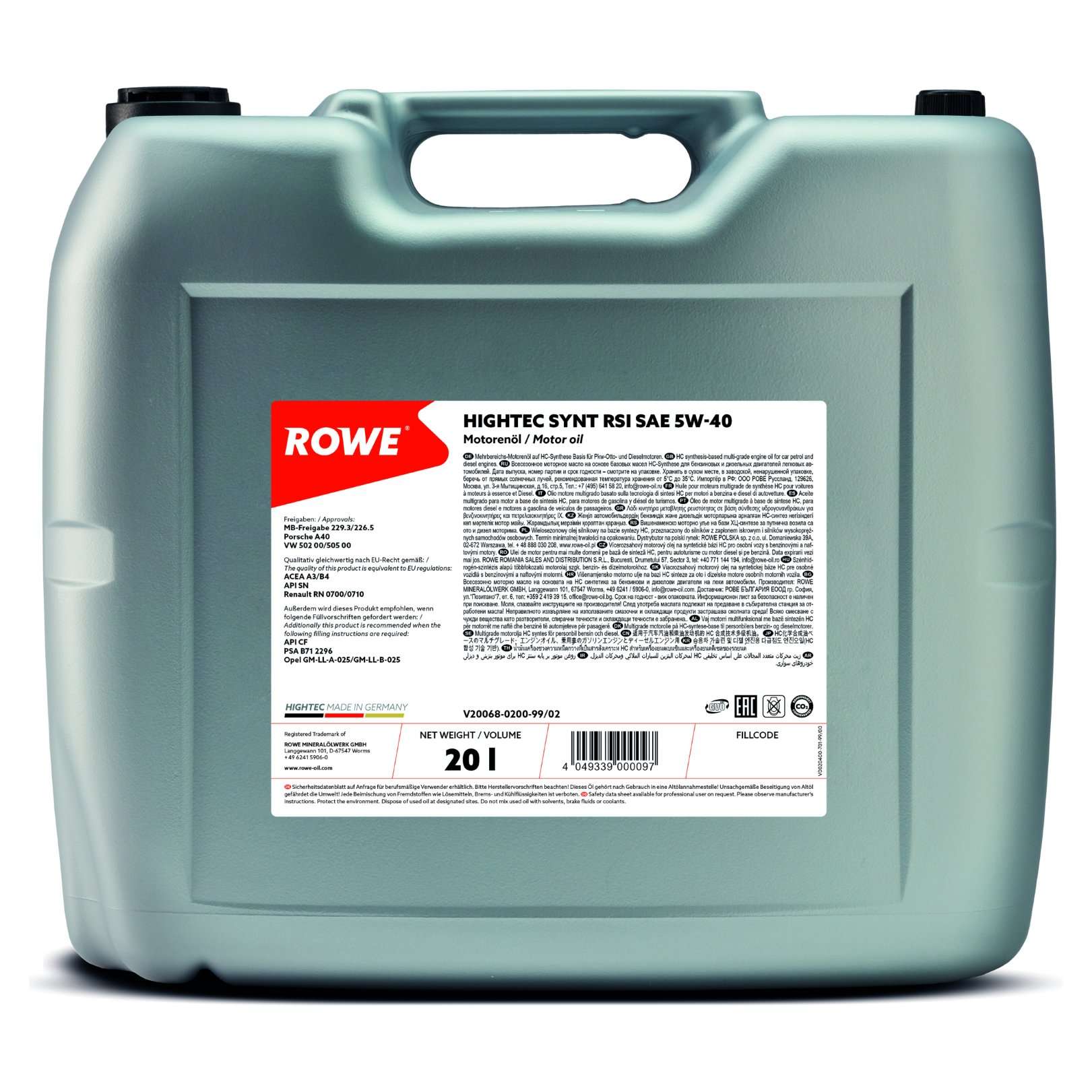 ROWE 20068-0200-99