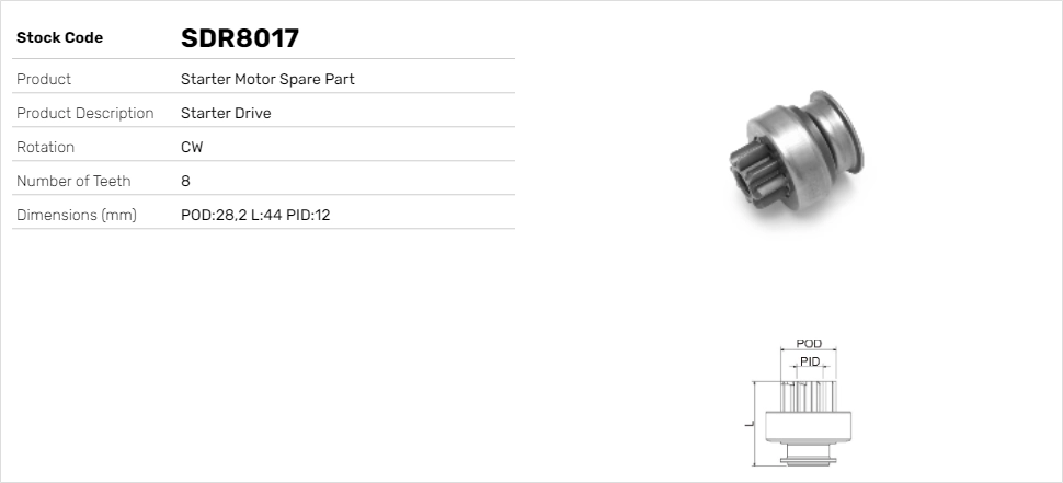 SDR8017
