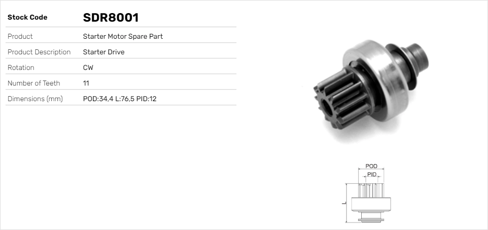 SDR8001